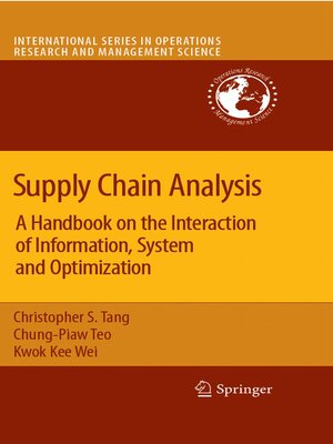 cover image of Supply Chain Analysis